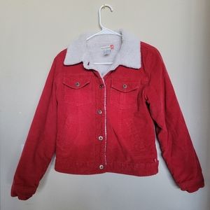 Red Kali Wear Corduroy Jacket
